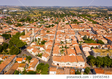 Panoramic view from above on the city Revel 104565463