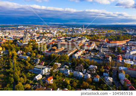 Aerial view of Olomouc, Czech Republic Aerial view of Olomouc, Czech Republic 104565516