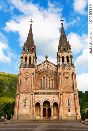 Covadonga monastery - ancient Catholic Basilica Covadonga monastery - ancient Catholic Basilica 104565559