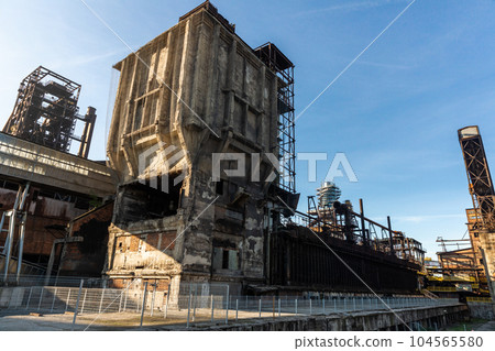 Old steel factory in area Dolni Vitkovice Old steel factory in area Dolni Vitkovice 104565580