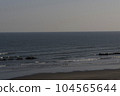 房總半島/九十九里海灘海岸黃昏 104565644