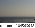 房總半島/九十九里海灘海岸黃昏 104565648