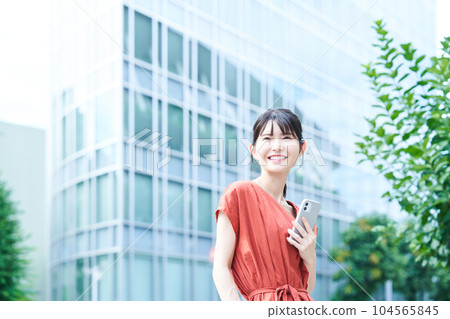 Women walking Women walking 104565845