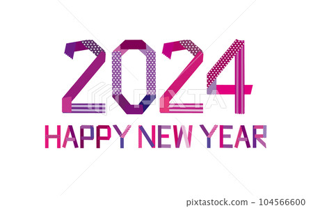 HappyNewYear_2024字母/冷色2 HappyNewYear_2024字母/冷色2 104566600