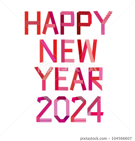 HappyNewYear_2024 letters/red HappyNewYear_2024 letters/red 104566607