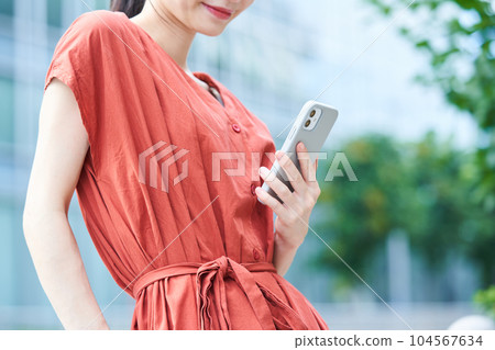 Women walking Women walking 104567634