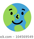 地球幸福微笑的插圖（全球環境和生態） 104569549