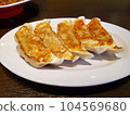 Five dumplings on a plate stock photo 104569680