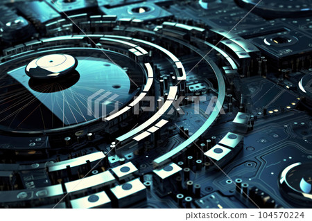 Abstract image of circuit board Abstract image of circuit board 104570224
