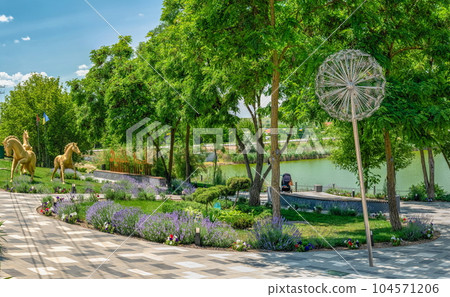 Dubai park in Dobroslav, Odessa region, Ukraine. Dubai park in Dobroslav, Odessa region, Ukraine. 104571206