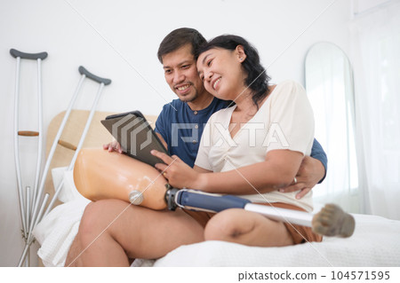 Happy Asian family spending time at home together. Happy Asian family spending time at home together. 104571595