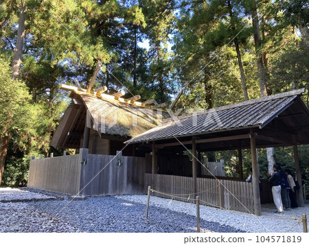It is Kazahi-no-miya in the separate shrine of Ise-jingu Shrine in Ise City, Mie Prefecture. It is Kazahi-no-miya in the separate shrine of Ise-jingu Shrine in Ise City, Mie Prefecture. 104571819