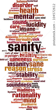 Sanity word cloud 104572612