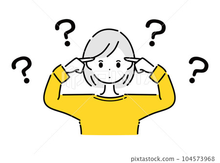 Woman wondering 104573968