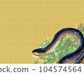 Japanese style illustration of eel that can be used for menus and seasonal greeting cards Japanese style illustration of eel that can be used for menus and seasonal greeting cards 104574564