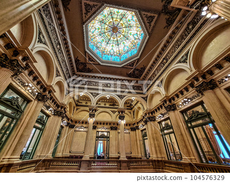 Teatro Colon, Colon Theater, one of the world's best opera houses, the cultural icon of Buenos Aires, Argentina 104576329