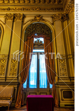 Teatro Colon, Colon Theater, one of the world's best opera houses, the cultural icon of Buenos Aires, Argentina Teatro Colon, Colon Theater, one of the world's best opera houses, the cultural icon of Buenos Aires, Argentina 104576339
