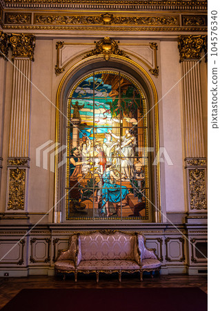 Teatro Colon, Colon Theater, one of the world's best opera houses, the cultural icon of Buenos Aires, Argentina 104576340
