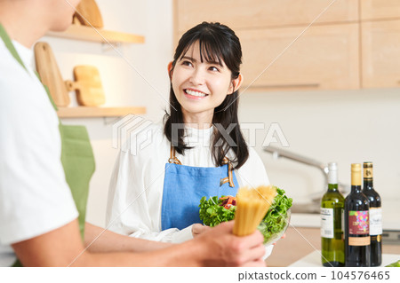 Men and women who cook Men and women who cook 104576465