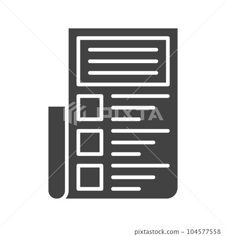 Quality Control Checklist Icon Image. 104577558