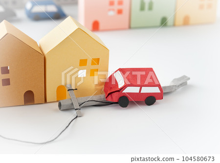 Accident collision traffic city urban driving error Accident collision traffic city urban driving error 104580673