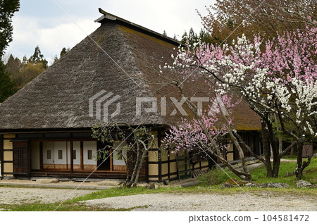 Tono Furusato Village in Spring 104581472
