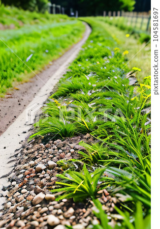 AI image Green path image 104581697