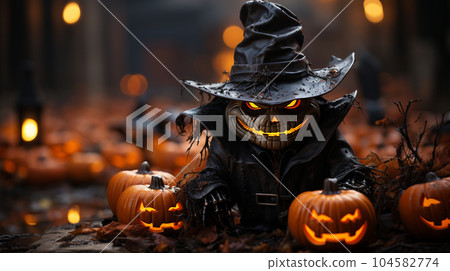 Happy Halloween picture: Detailed CG with a slightly scary mood Happy Halloween picture: Detailed CG with a slightly scary mood 104582774