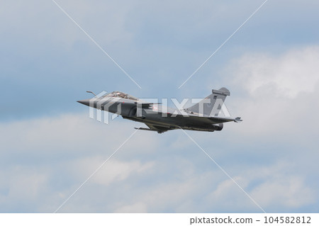 French Air Force Rafale fighter take off 104582812