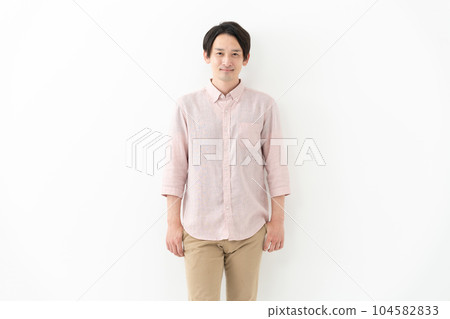 Casual male portrait 104582833