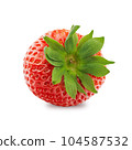 Strawberry isolated on white background 104587532