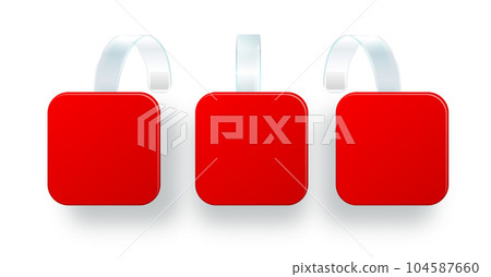Advertising sale wobbler on bended transparent stripe. round point tag for supermarket sales wobblers on store shelves vector template 3d illustration isolated realistic. Vector Advertising sale wobbler on bended transparent stripe. round point tag for supermarket sales wobblers on store shelves vector template 3d illustration isolated realistic. Vector 104587660