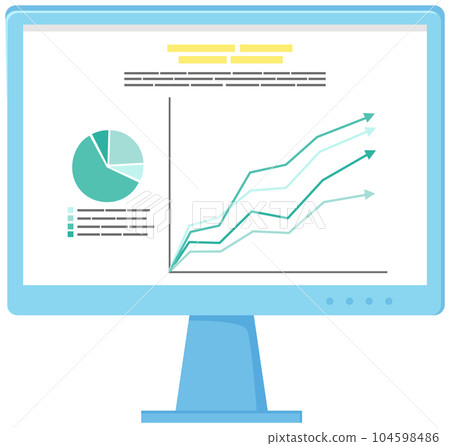 Table software computer screen with financial accounting data, database analytical business report Table software computer screen with financial accounting data, database analytical business report 104598486