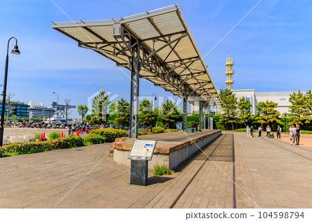 Kanagawa Prefecture Yokohama City Former Yokohama Port Station Platform Kanagawa Prefecture Yokohama City Former Yokohama Port Station Platform 104598794