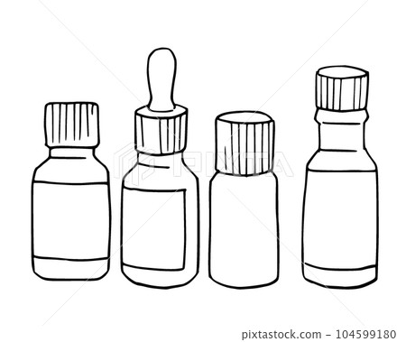 Line drawing, simple illustration, aroma goods Line drawing, simple illustration, aroma goods 104599180