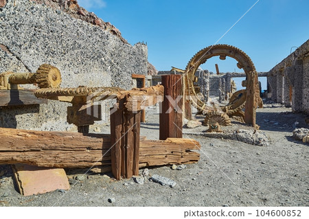 Old collapsed ruins Old collapsed ruins 104600852