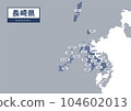 地圖（附地名） - 長崎縣 104602013