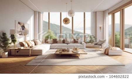 modern living room 104602822