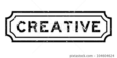 Grunge black creative word rubber seal stamp on white background Grunge black creative word rubber seal stamp on white background 104604624
