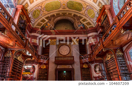 Vienna national library, interiors and decors 104607209