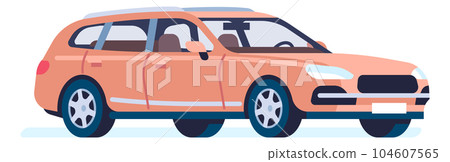Car icon. Old classic transport. Road vehicle Car icon. Old classic transport. Road vehicle 104607565
