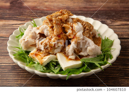 冷涮豆腐沙拉 冷涮豆腐沙拉 104607810