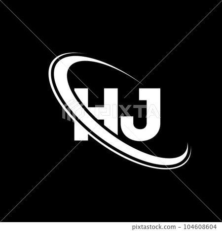 Premium Vector | Hj logo