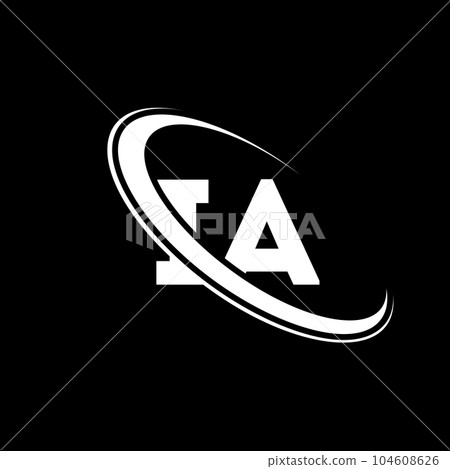 IA logo. I A design. White IA letter. IA/I A letter logo design. Initial letter IA linked circle uppercase monogram logo. IA logo. I A design. White IA letter. IA/I A letter logo design. Initial letter IA linked circle uppercase monogram logo. 104608626