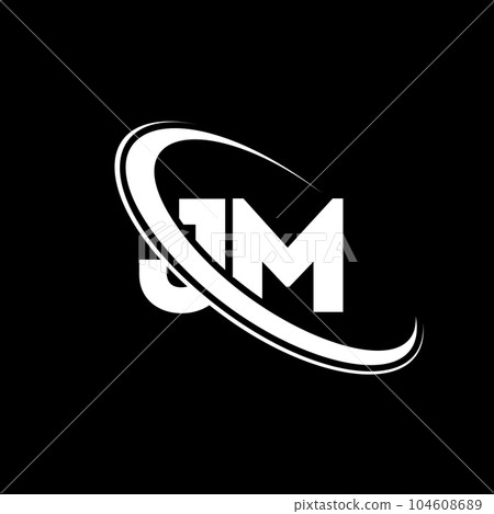 MJ, JM Letter Company Logo Design Vector Stock Vector - Illustration of  modern, branding: 203544682