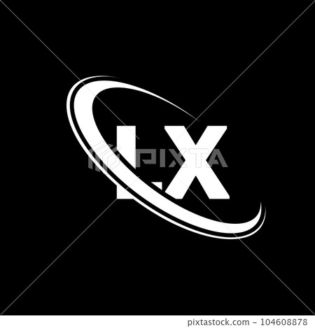 Lx Linked Logo For Business And Company Identity Creative Letter Lx Logo  Vector Stock Illustration - Download Image Now - iStock