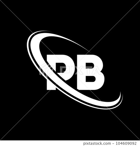 PB logo. P B design. White PB letter. PB/P B letter logo design. Initial letter PB linked circle uppercase monogram logo. PB logo. P B design. White PB letter. PB/P B letter logo design. Initial letter PB linked circle uppercase monogram logo. 104609092