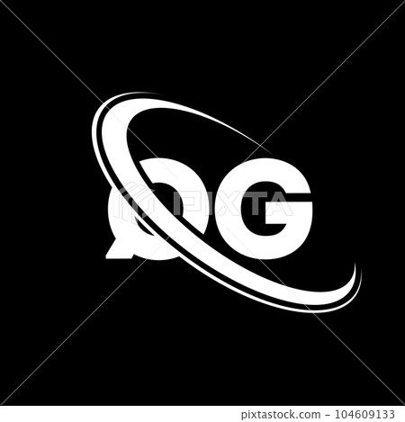 QG logo. Q G design. White QG letter. QG/Q G letter logo design. Initial letter QG linked circle uppercase monogram logo. QG logo. Q G design. White QG letter. QG/Q G letter logo design. Initial letter QG linked circle uppercase monogram logo. 104609133