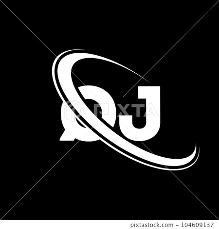 QJ logo. Q J design. White QJ letter. QJ/Q J letter logo design. Initial letter QJ linked circle uppercase monogram logo. QJ logo. Q J design. White QJ letter. QJ/Q J letter logo design. Initial letter QJ linked circle uppercase monogram logo. 104609137