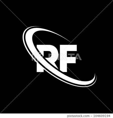 Initial Letter RF Logo With Feather Gold And Silver Color, Simple And Clean  Design For Company Name. Vector Logo For Business And Company. Royalty Free  SVG, Cliparts, Vectors, and Stock Illustration. Image